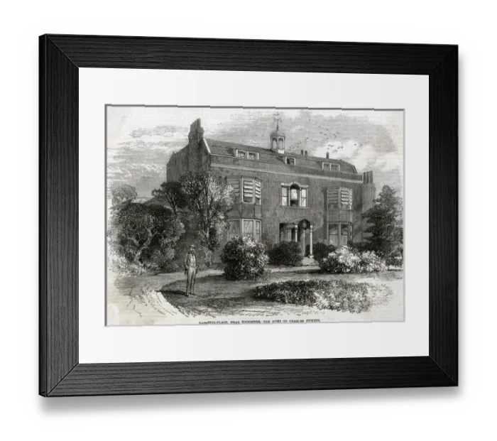 Framed Print : Dickens / Gadshill / Iln Framed Print : Dickens / Gadshill / Iln