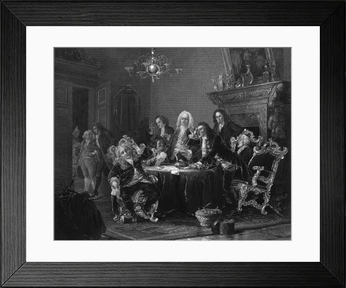 Framed Print : Doctors Disagree / 18Thc Framed Print : Doctors Disagree / 18Thc