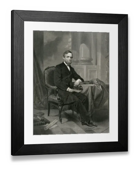 Framed Print : Schuyler Colfax Framed Print : Schuyler Colfax
