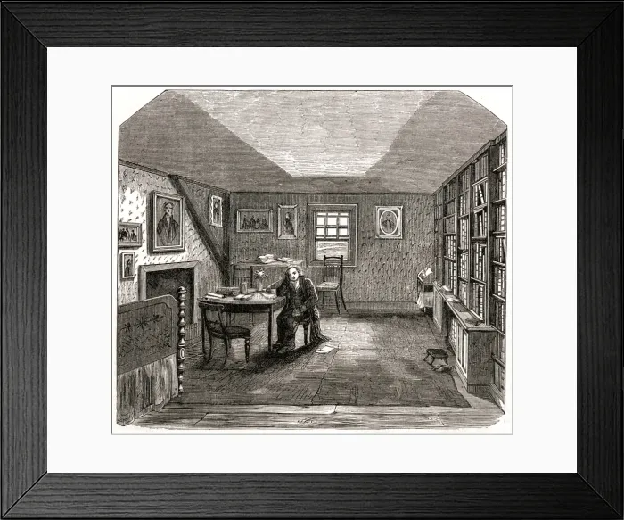Framed Print : Coleridge Highgate Room Framed Print : Coleridge Highgate Room