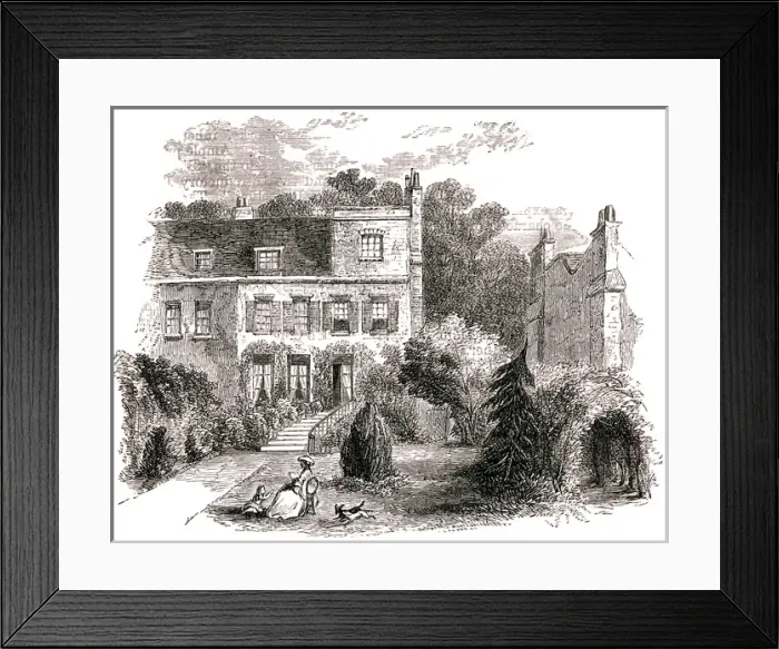 Framed Print : Coleridge Highgate House Framed Print : Coleridge Highgate House