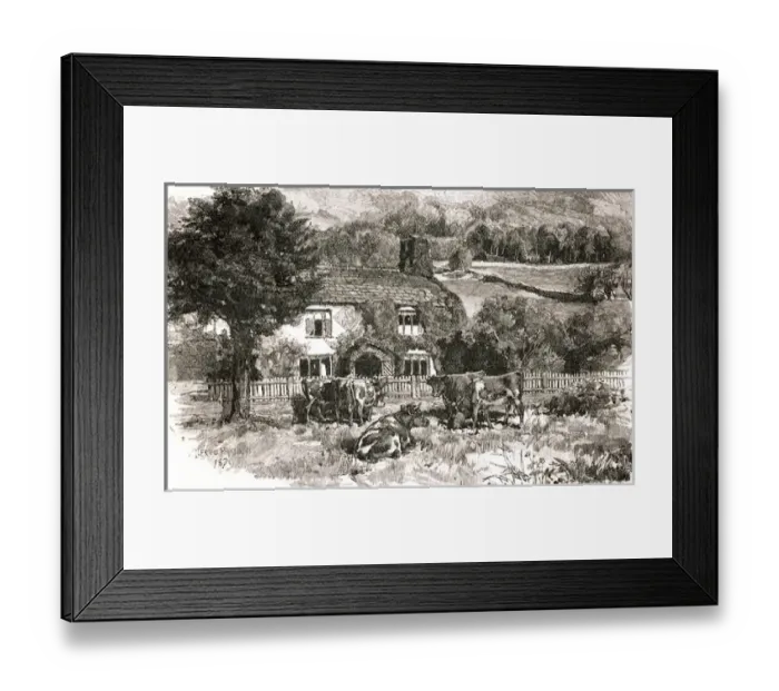 Framed Print : Coleridge Nab Scar Framed Print : Coleridge Nab Scar