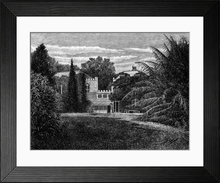 Framed Print : Tennyson Farringford IoW Framed Print : Tennyson Farringford IoW