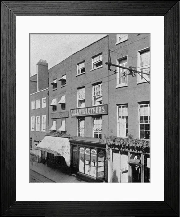 Framed Print : Elgar / Fathers Shop Framed Print : Elgar / Fathers Shop