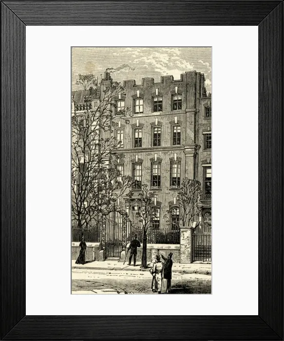 Framed Print : George Eliot / Chelsea Framed Print : George Eliot / Chelsea