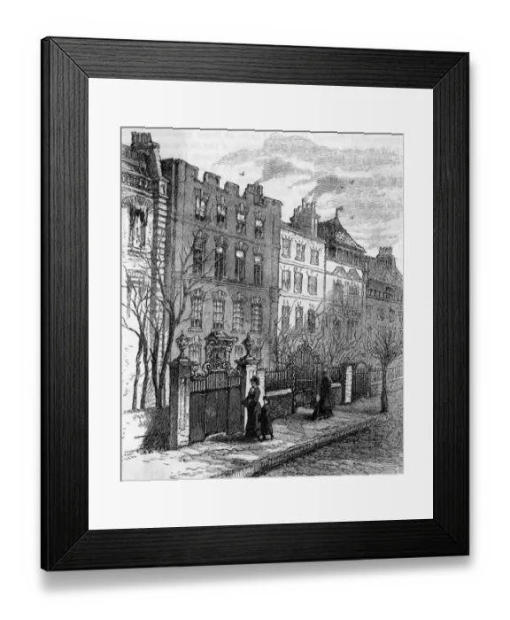 Framed Print : George Eliot / Chelsea Framed Print : George Eliot / Chelsea