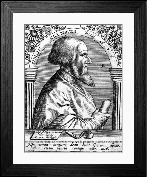 Framed Print : Simon Grynaeus Framed Print : Simon Grynaeus