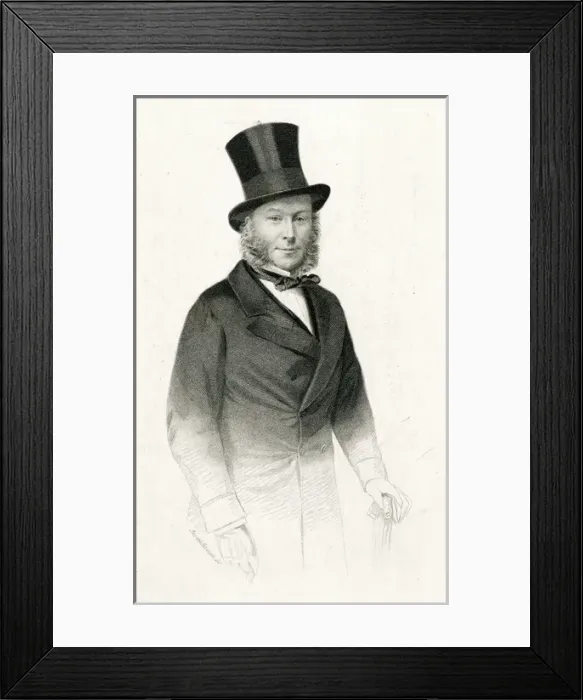 Framed Print : Chesterfield / Top Hat Framed Print : Chesterfield / Top Hat