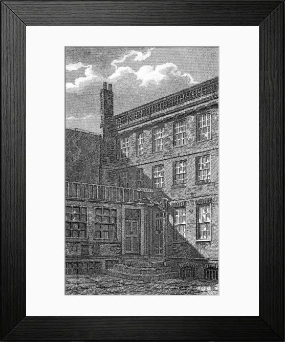 Framed Print : Samuel Johnson / Bolt Ct Framed Print : Samuel Johnson / Bolt Ct