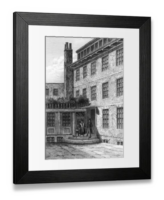 Framed Print : Samuel Johnson / Bolt Ct Framed Print : Samuel Johnson / Bolt Ct