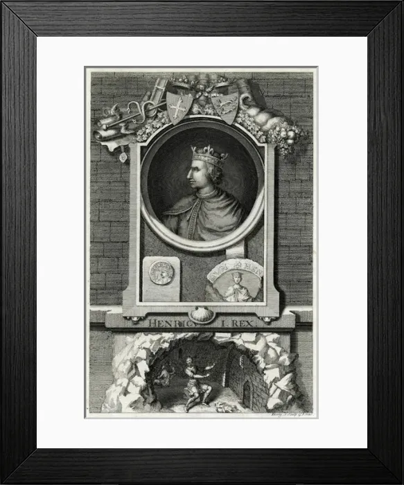 Framed Print : King Henry I Framed Print : King Henry I