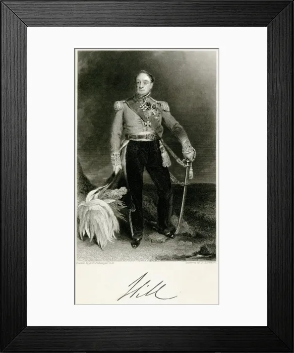 Framed Print : Rowland Hill (Soldier) Framed Print : Rowland Hill (Soldier)