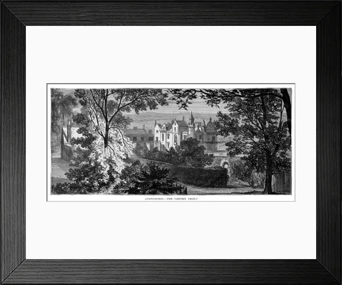 Framed Print : Scott / Abbotsford / Garden Framed Print : Scott / Abbotsford / Garden