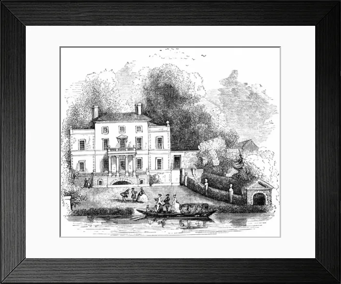 Framed Print : Alexander Pope / House Framed Print : Alexander Pope / House