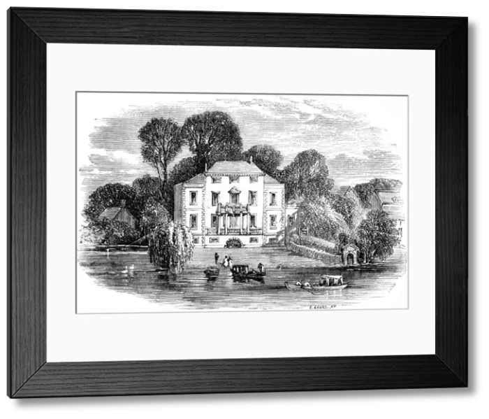 Framed Print : Alexander Pope / House Framed Print : Alexander Pope / House