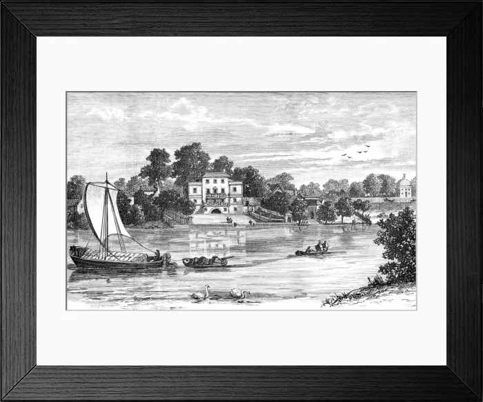 Framed Print : Alexander Pope / House Framed Print : Alexander Pope / House