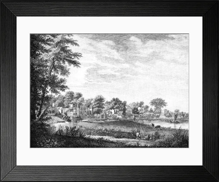 Framed Print : Alexander Pope / House Framed Print : Alexander Pope / House