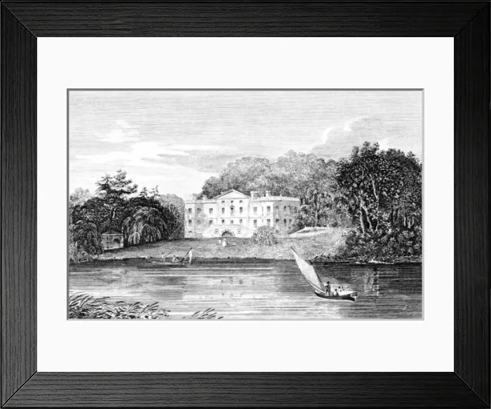 Framed Print : Alexander Pope / House Framed Print : Alexander Pope / House