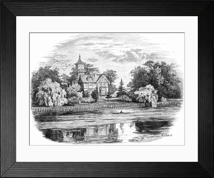 Framed Print : Alexander Pope / Villa Framed Print : Alexander Pope / Villa