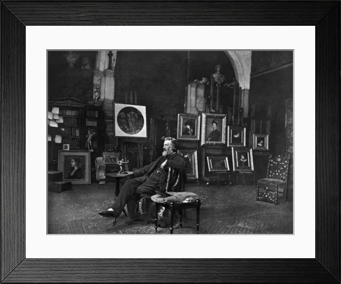 Framed Print : Leighton / Mayall Photo Framed Print : Leighton / Mayall Photo