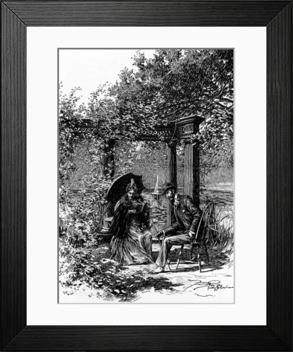 Framed Print : Alma-Tadema / Garden Framed Print : Alma-Tadema / Garden