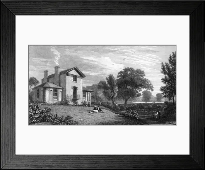 Framed Print : JMW Turners home in Twickenham Framed Print : JMW Turners home in Twickenham