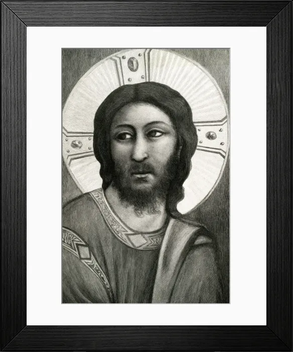 Framed Print : Jesus (Giotto) Framed Print : Jesus (Giotto)