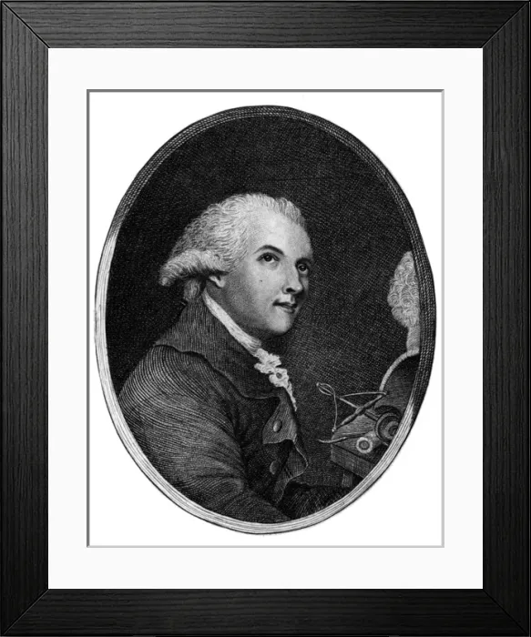 Framed Print : John Bacon / Sculptor Framed Print : John Bacon / Sculptor