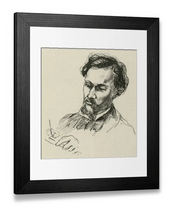 Framed Print : Rossetti / Bell Scott Framed Print : Rossetti / Bell Scott