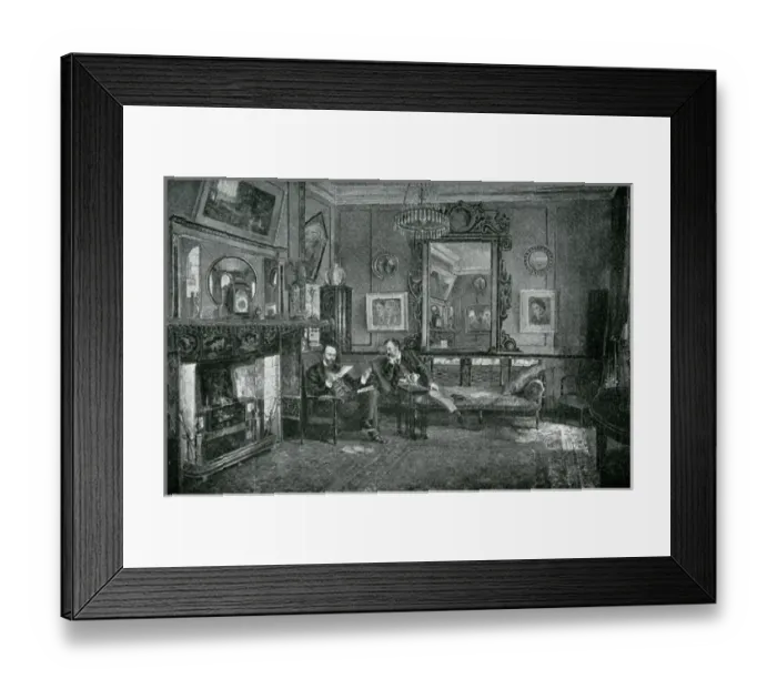Framed Print : Rossetti / Dining Room Framed Print : Rossetti / Dining Room