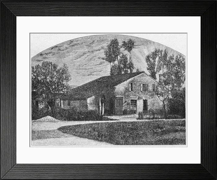 Framed Print : Guiseppe Verdi, Roncole birthplace Framed Print : Guiseppe Verdi, Roncole birthplace