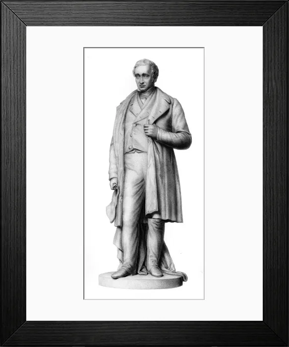 Framed Print : George Stephenson / Baily Framed Print : George Stephenson / Baily