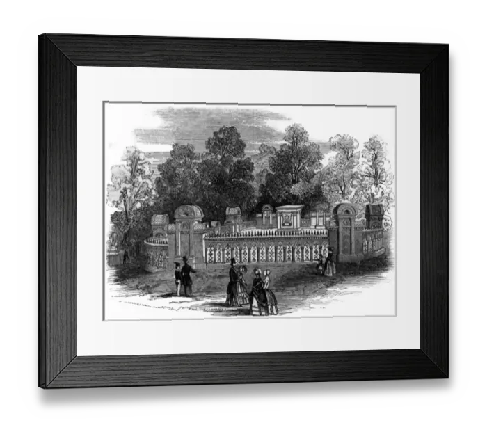 Framed Print : Beckford / Bath Grave Framed Print : Beckford / Bath Grave