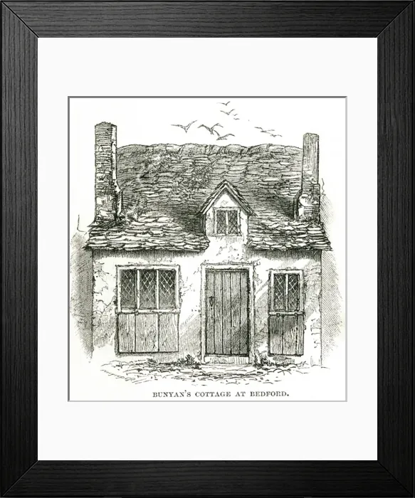 Framed Print : John Bunyan / Bedford Framed Print : John Bunyan / Bedford