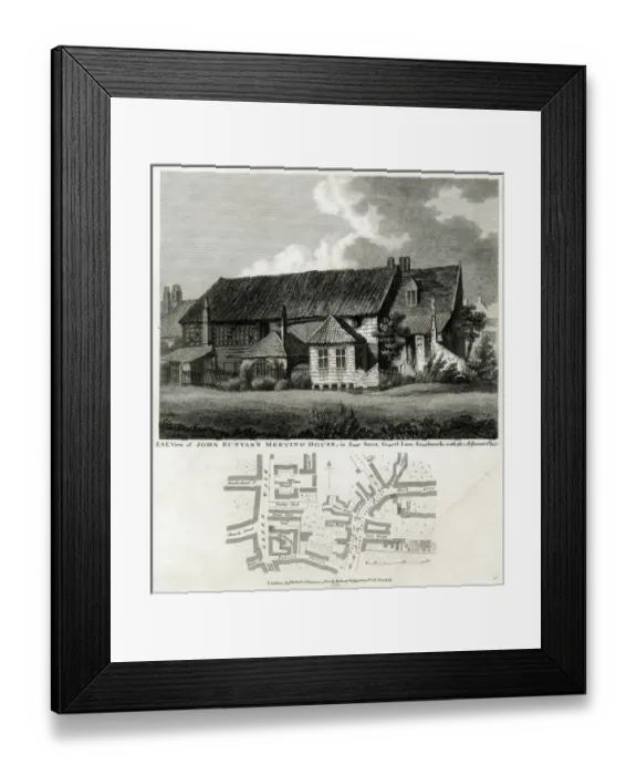 Framed Print : John Bunyan / Southwark Framed Print : John Bunyan / Southwark