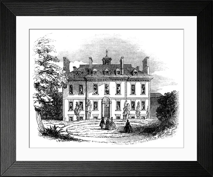 Framed Print : Isaac Watts - Abney house Framed Print : Isaac Watts - Abney house