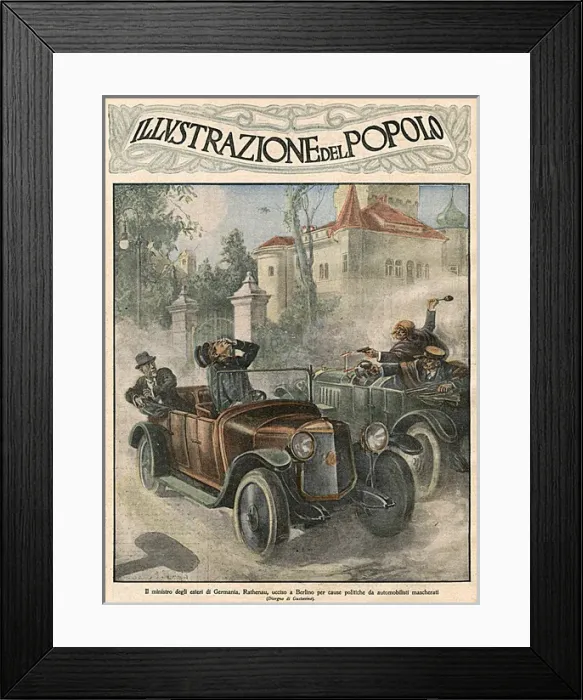 Framed Print : Rathenau Shot in Berlin Framed Print : Rathenau Shot in Berlin