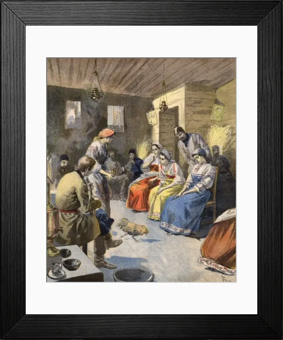 Framed Print : Russian Hen Party Framed Print : Russian Hen Party