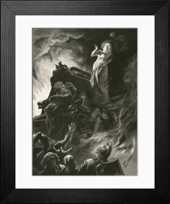 Framed Print : German Widow Immolates Framed Print : German Widow Immolates