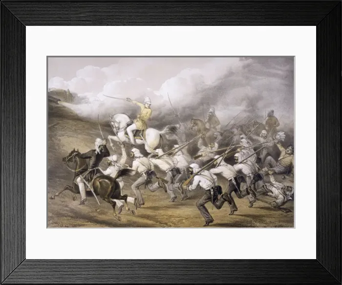 Framed Print : India  /  Mutiny  /  Badle-Serai