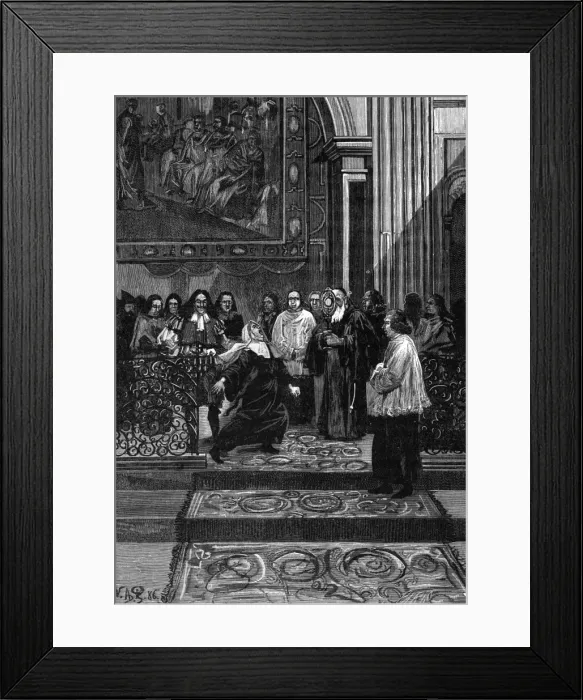 Framed Print : Loudun / Jeanne Exorcised Framed Print : Loudun / Jeanne Exorcised