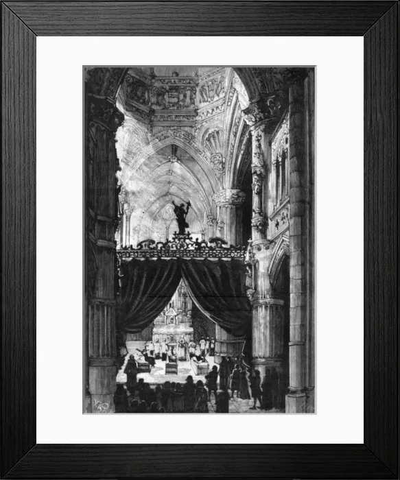 Framed Print : Loudun Nuns Exorcised Framed Print : Loudun Nuns Exorcised