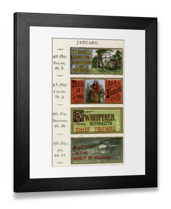 Framed Print : Bible Texts - 9