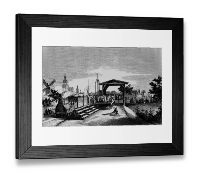 Framed Print : Potsdam=Magdeburg Line Framed Print : Potsdam=Magdeburg Line