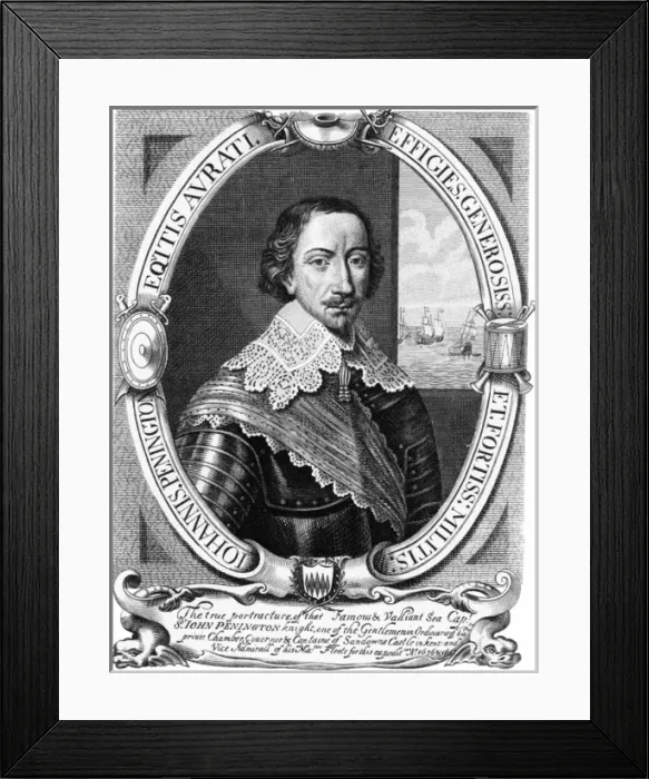 Framed Print : Sir John Pennington Framed Print : Sir John Pennington
