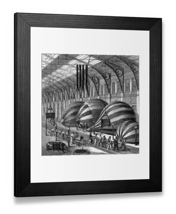 Framed Print : Balloon Factory Paris Framed Print : Balloon Factory Paris