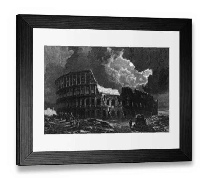 Framed Print : Rome / Colosseum C1880 Framed Print : Rome / Colosseum C1880