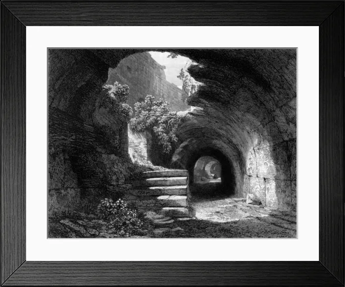 Framed Print : Rome / Colosseum C1840 Framed Print : Rome / Colosseum C1840