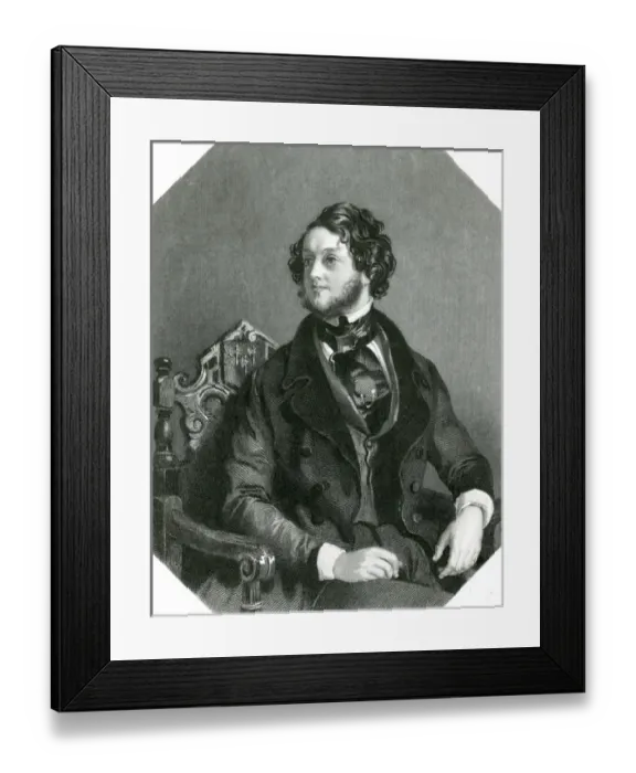 Framed Print : Ainsworth  /  Finden  /  Maclise