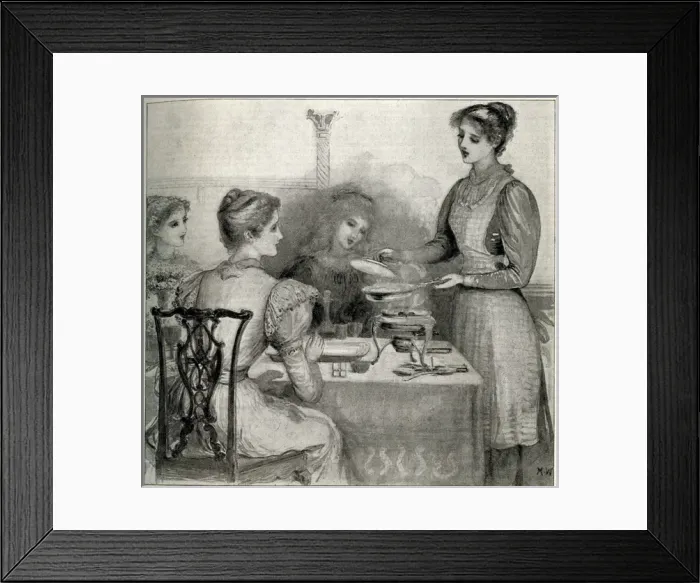 Framed Print : Chafing dish 1897 Framed Print : Chafing dish 1897